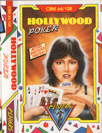 Tape Game Cover Commodore 64 C64 Players - Hollywood Poker