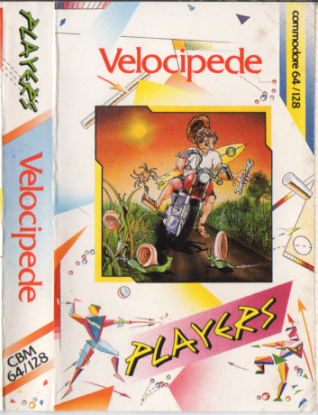 Tape Game Cover Commodore 64 C64 Players - Velocipede