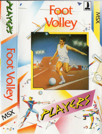 Tape Game Cover MSX Players - Foot Volley