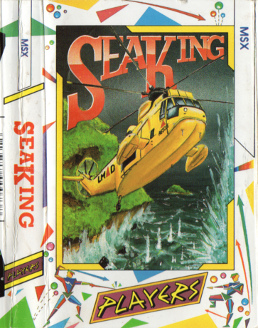 Tape Game Cover MSX Players - Sea King