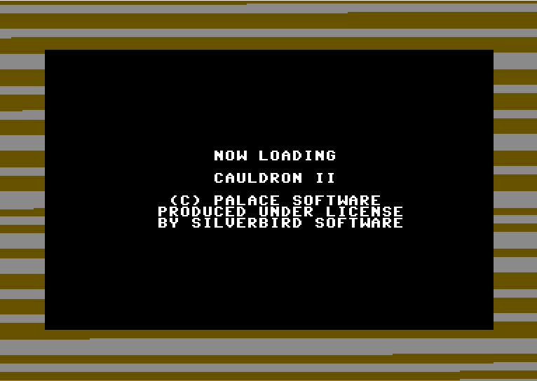 Cauldron II Loading Screen